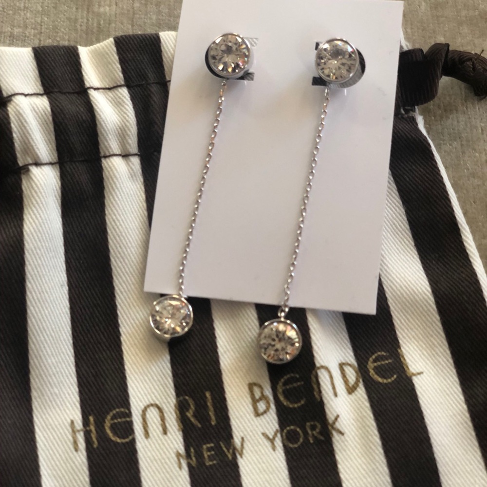 Henri Bendel New York Uptown Linear Earrings